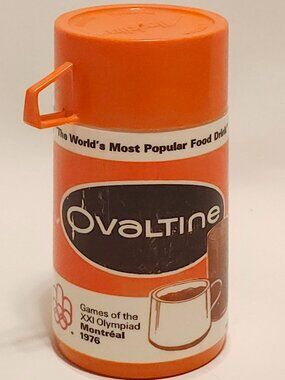 VINTAGE Aladdin Ovaltine Thermos Montreal Olympics 1976